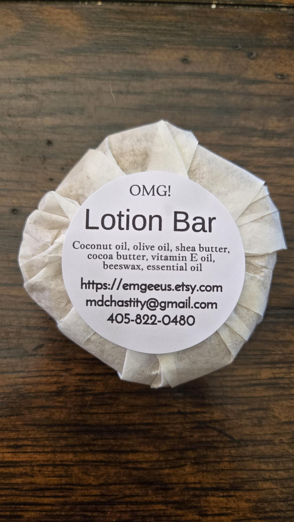 Lotion Bar