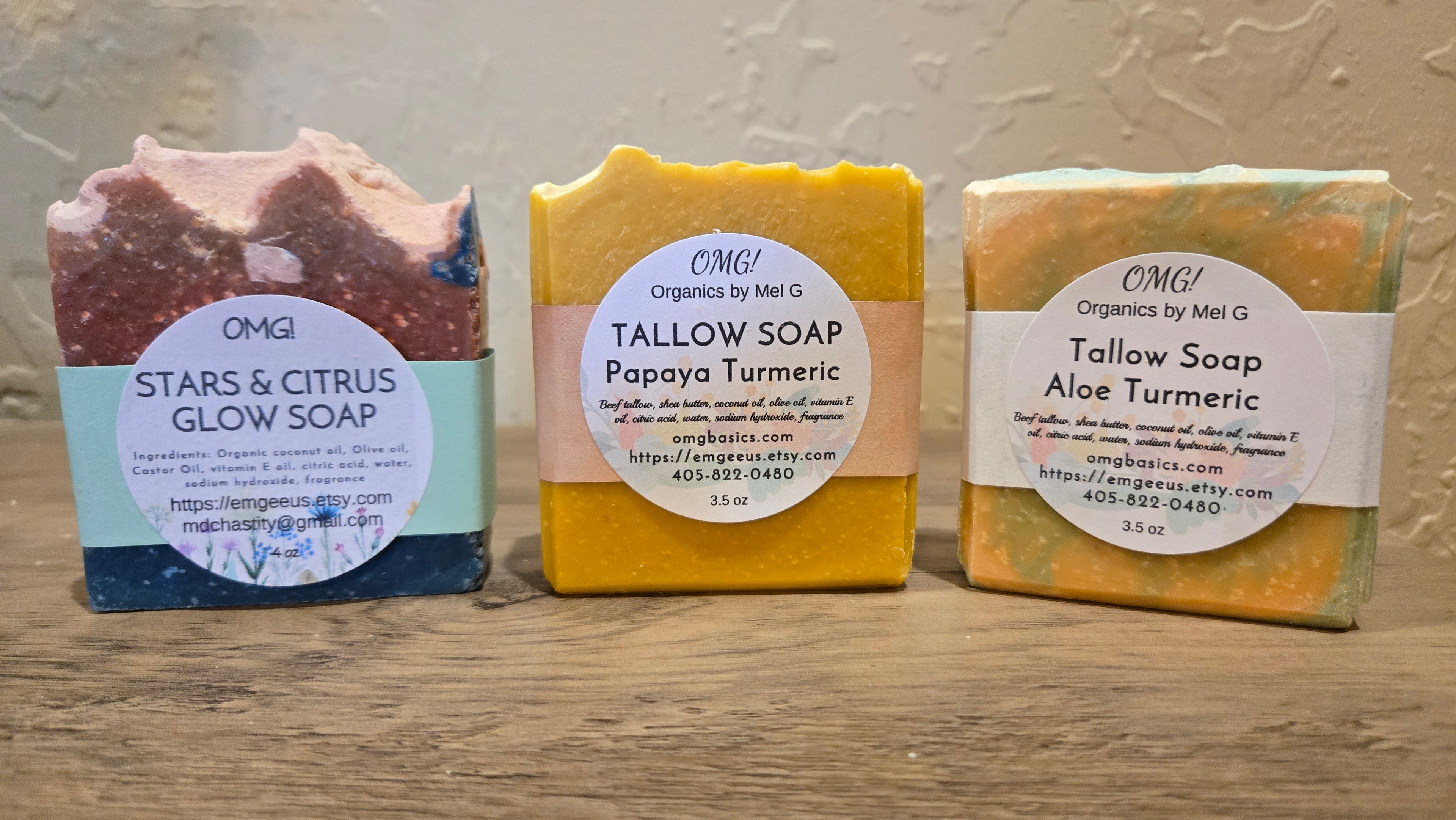 3 Pack Handmade Soap Bundle